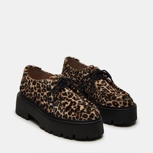 Steve Madden Leopard Print Platform Shoes size 6